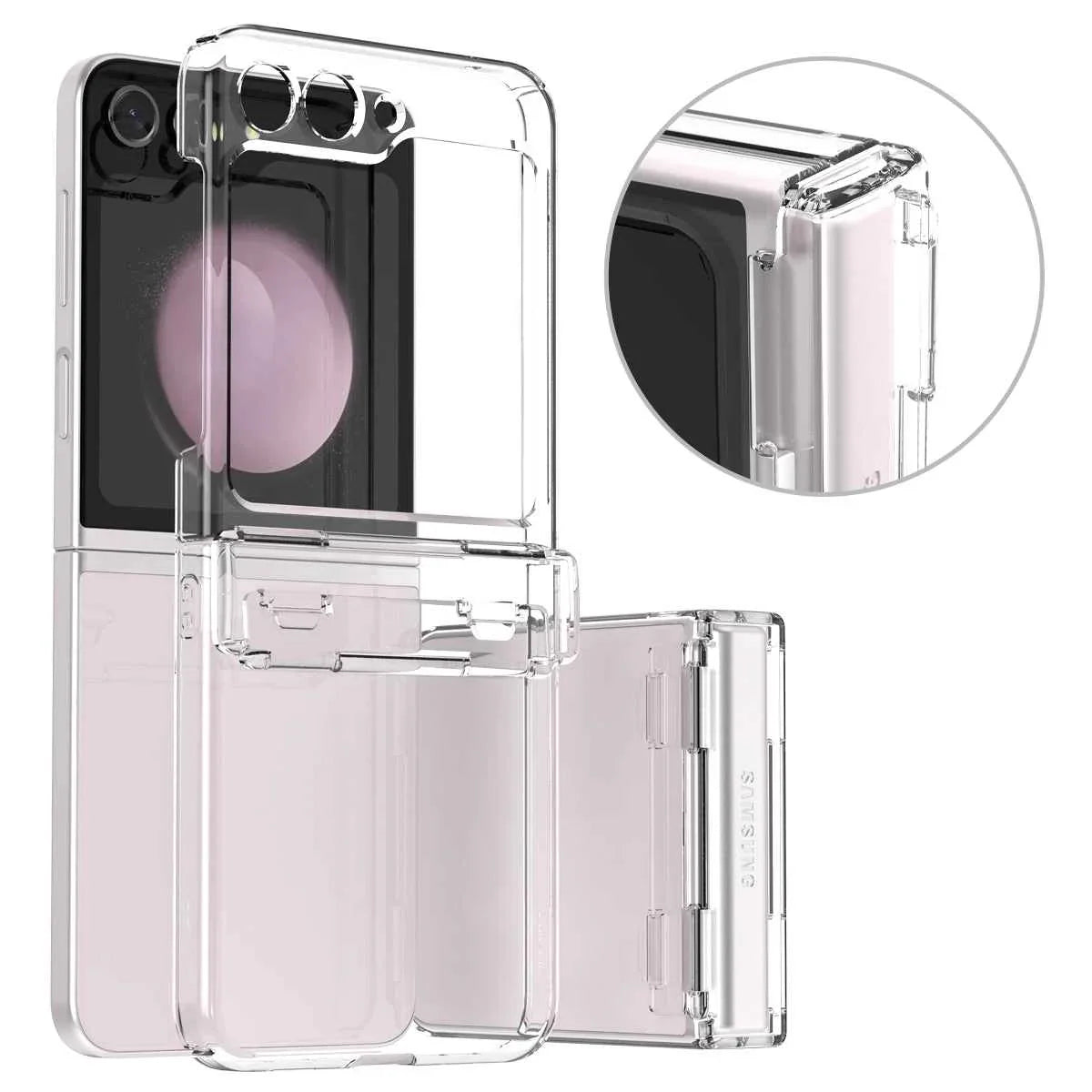 Araree Z Flip 5 Nukin 360 With Hinge Protection Case - Clear Araree Z Flip 5 Nukin 360 With Hinge Protection Case - Clear